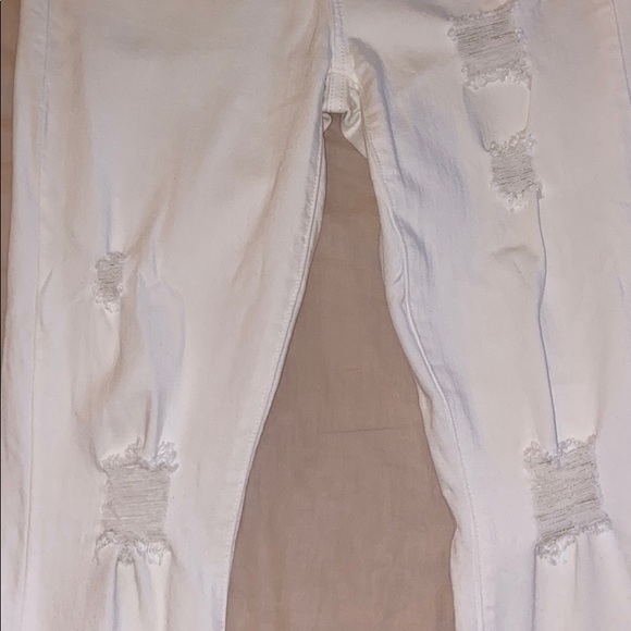 Pacsun Mid-Rise Skinniest Ankle White Jeans, 27 - Picture 3 of 6